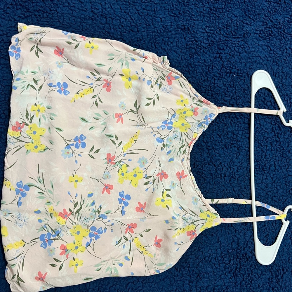 Floral Spaghetti Strap Top